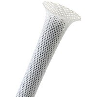 Techflex 1/8" Expandable Sleeving 25 ft. White